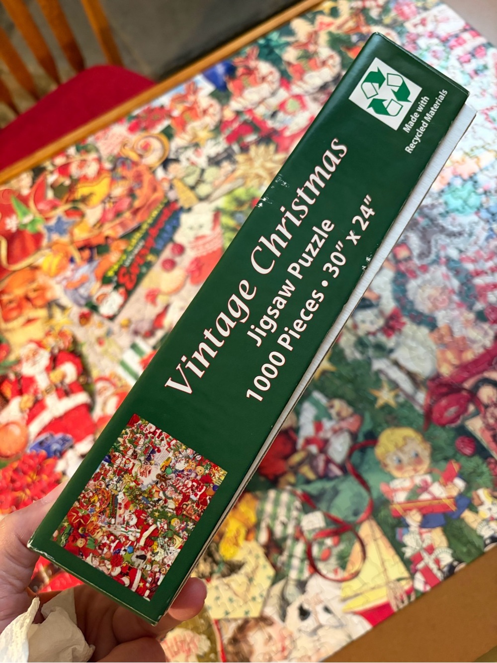 Vermont Christmas Vintage Christmas 1000 Piece Jigsaw Puzzle - Picture 8 of 14